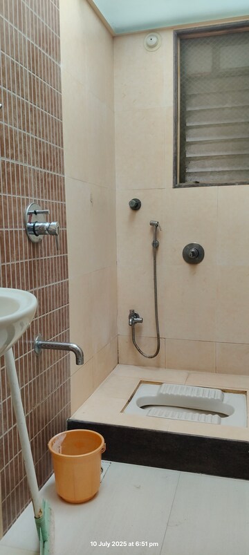 Bathroom in 1 BHK Apartment at Bhandup Subhakamana CHS, Bhandup East – for Sale