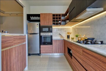Kitchen in 3 BHK Apartment at Karle Vario Homes, Hebbal – for Sale