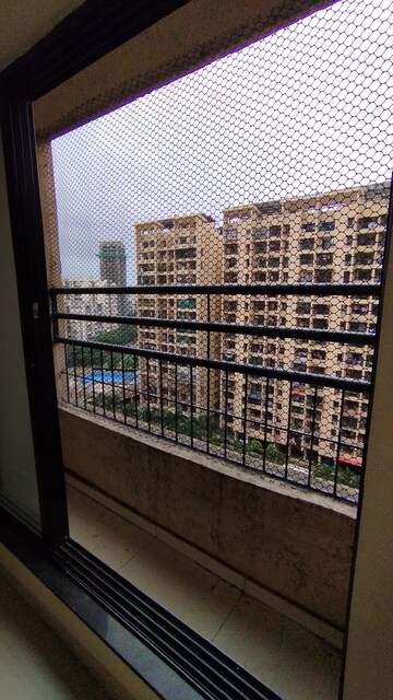 Balcony in 1 BHK Apartment at Raunak City Sector 2 B7, Kalyan West – for Rent