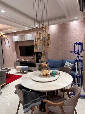Living Room in 3 BHK Apartment at Aditya Mega City, Vaibhav Khand – for Rent