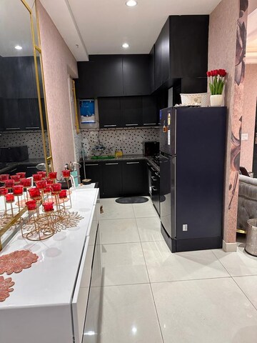 Kitchen in 3 BHK Apartment at Aditya Mega City, Vaibhav Khand – for Rent