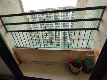 Balcony in 1 BHK Apartment at Raunak City Phase 2, Kalyan West – for Rent