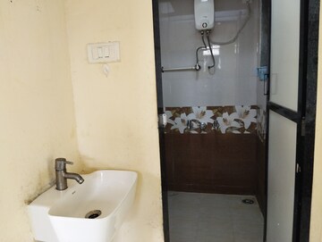 Bathroom in 1 BHK Apartment at Raunak City Phase 2, Kalyan West – for Rent