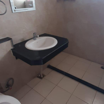 Bathroom in 2 BHK Apartment at Landcraft Golflinks Plaza, Pandav Nagar – for Sale