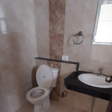 Bathroom in 2 BHK Apartment at Landcraft Golflinks Plaza, Pandav Nagar – for Sale