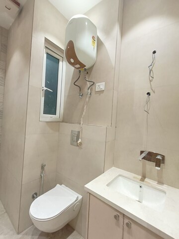 Bathroom in 3 BHK Builder Floor at East Of Kailash – for Rent