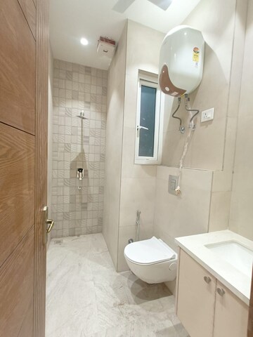 Bathroom in 3 BHK Builder Floor at East Of Kailash – for Rent