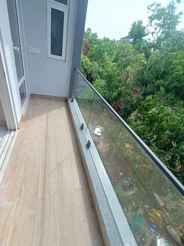 Balcony in 3 BHK Builder Floor at East Of Kailash – for Rent