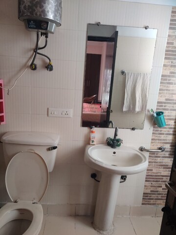 Bathroom in 2 BHK Apartment at Shipra Krishna Vista, Ahinsa Khand 1 – for Rent