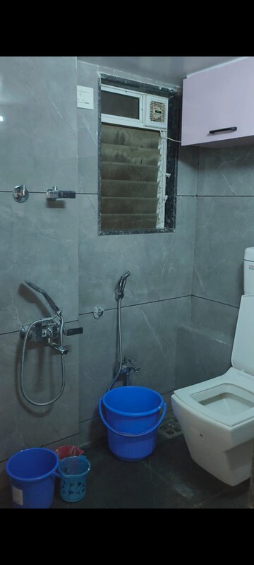 Bathroom in 1 BHK Apartment at Shree Sai Shweta Heights, Mira Road East – for Sale