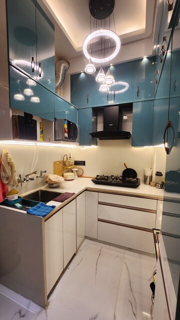 Kitchen in 3 BHK Apartment at Gulshan GC Grand, Vaibhav Khand – for Rent