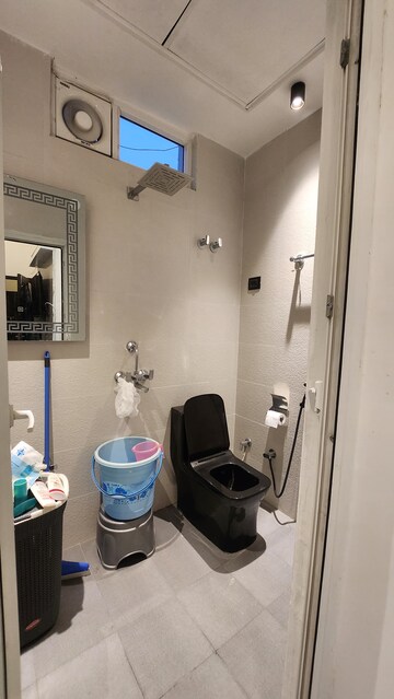 Bathroom in 3 BHK Apartment at Gulshan GC Grand, Vaibhav Khand – for Rent