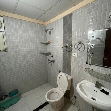 Bathroom in 2 BHK Apartment at Landcraft Golflinks Plaza, Pandav Nagar – for Sale
