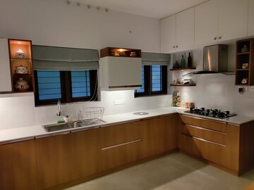 Kitchen in 3 BHK Villa at Kazhakkoottam – for Sale