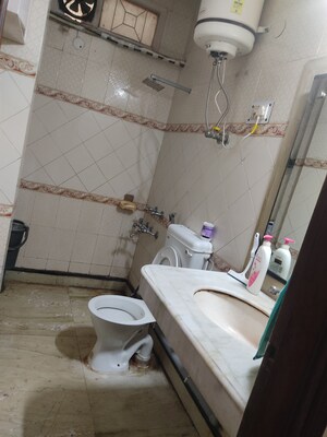 Attached Bathroom in 3 BHK Builder Floor at Khirki Extension – for Sale