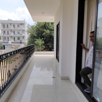 Balcony in 3 BHK Builder Floor at Nangal Dewat – for Rent