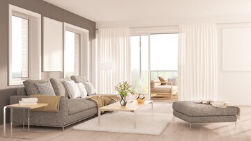 Living Room in 3 BHK Apartment at Patia – for Sale