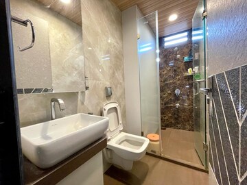 Bathroom in 3 BHK Apartment at Pranjee Marina Kopar Khairane, Kopar Khairane – for Sale