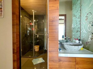 Bathroom in 3 BHK Apartment at Pranjee Marina Kopar Khairane, Kopar Khairane – for Sale