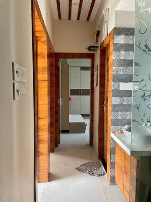 Staircase in 3 BHK Apartment at Pranjee Marina Kopar Khairane, Kopar Khairane – for Sale