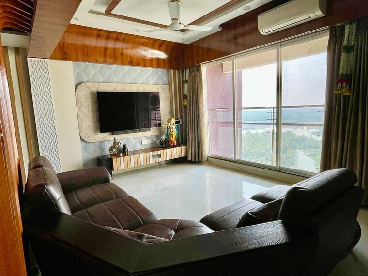 Living Room, pranjee-marina-kopar-khairane 3 Bedroom 1100 Sq.Ft. Apartment In Kopar Khairane Navi Mumbai 8944988