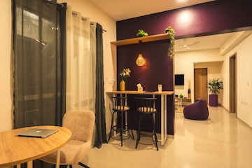 Living Room in 1 BHK Apartment at TCG The Cliff Garden, Hinjewadi – for Rent
