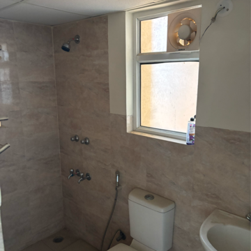 Attached Bathroom in 2 BHK Apartment at Wave Dream Homes, Ram Nagar – for Rent