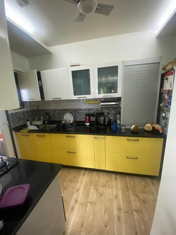 Kitchen in 3 BHK Apartment at Cosmic Heights, Bhakti Park – for Rent