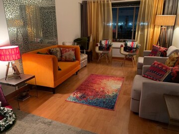 Bedroom in 3 BHK Apartment at Cosmic Heights, Bhakti Park – for Rent