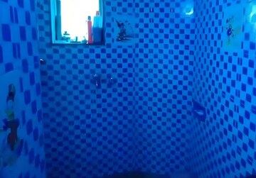 Bathroom in 1 BHK Apartment at Haridev Tower, Kopri – for Rent