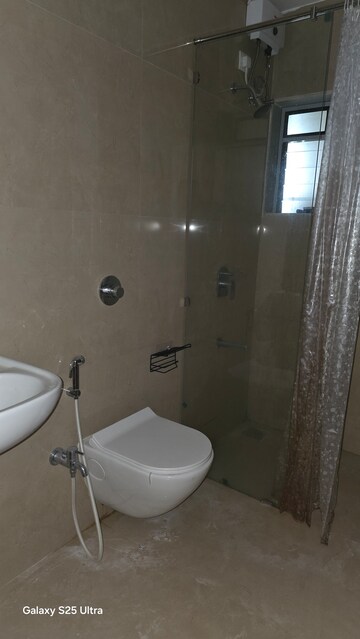 Bathroom in 3 BHK Apartment at Cosmos Horizon, Thane West – for Rent