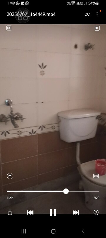 Bathroom in 3 BHK Apartment at Coral Apartments, Ramprastha Greens – for Sale