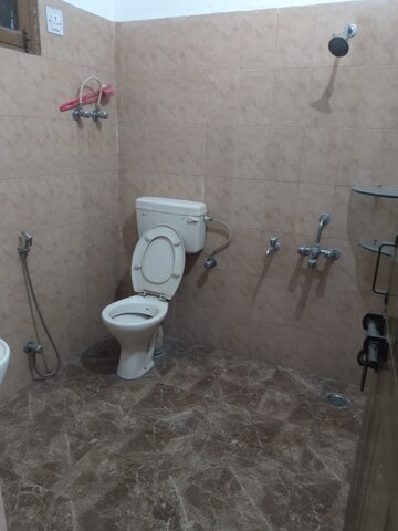 Bathroom in 1 RK Builder Floor at Vipul Khand – for Rent