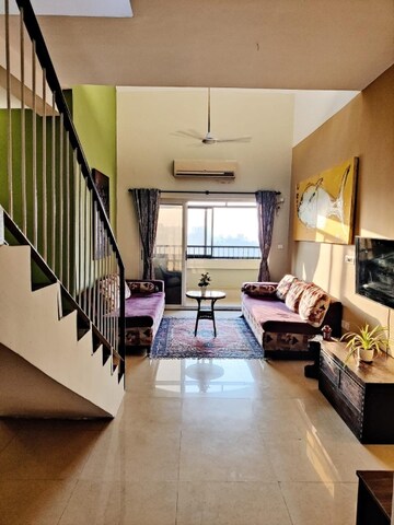 Living Room in 3 BHK Apartment at Sancoale – for Sale