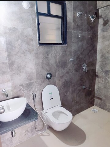 Bathroom in 3 BHK Apartment at Unique Youtopia, Kharadi – for Rent
