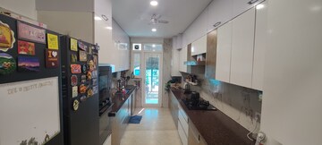 Kitchen in 4 BHK Builder Floor at Sushant Lok I – for Rent