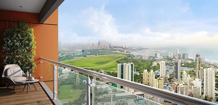 Balcony, lodha-vista 3 Bedroom 1480 Sq.Ft. Apartment In Lower Parel Mumbai 8945238