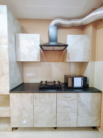 Kitchen in 1 RK Builder Floor at The Grand, Sector 52 – for Rent