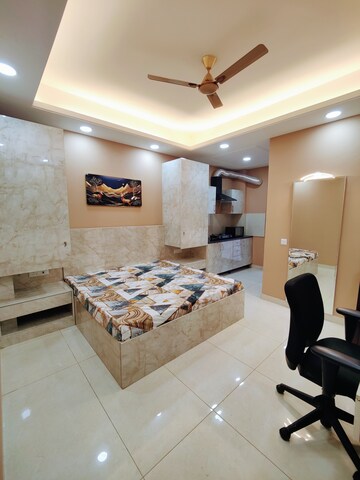 Living Room in 1 RK Builder Floor at The Grand, Sector 52 – for Rent