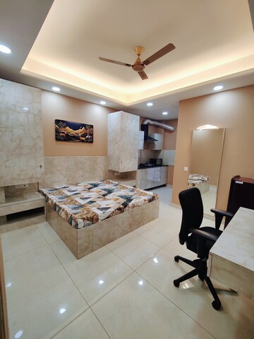 Living Room in 1 RK Builder Floor at The Grand, Sector 52 – for Rent