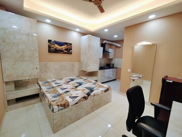 Bedroom in 1 RK Builder Floor at The Grand, Sector 52 – for Rent