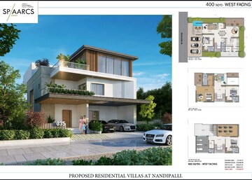 3 BHK Villa – Exterior View View at Aaditri Empire Royal Villas, Velmala - for Sale