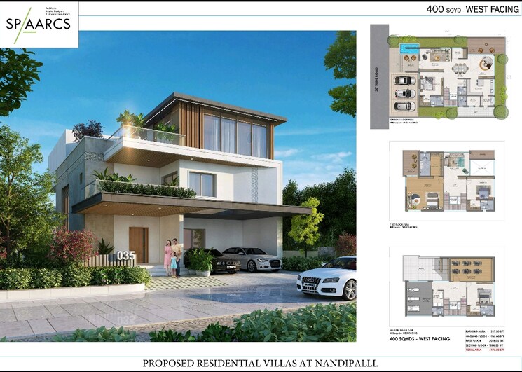 Exterior View, aaditri-empire-royal-villas 3 Bedroom 2990 Sq.Ft. Villa In Velmala Hyderabad 8945311