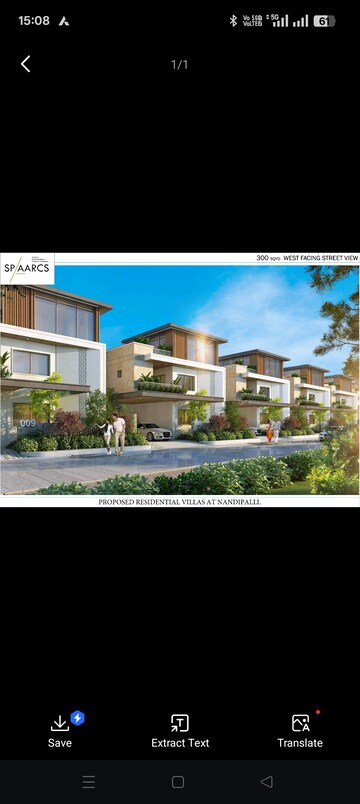 3 BHK Villa – Exterior View View at Aaditri Empire Royal Villas, Velmala - for Sale
