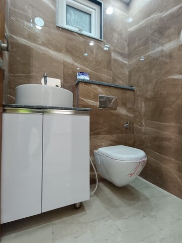 Bathroom in 3 BHK Apartment at Saket – for Rent