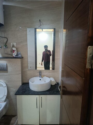 Bathroom in 3 BHK Apartment at Saket – for Rent