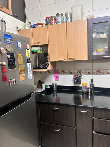 Kitchen in 2 BHK Apartment at Jalvayu Defence Enclave, Kharghar Sector 20 – for Rent