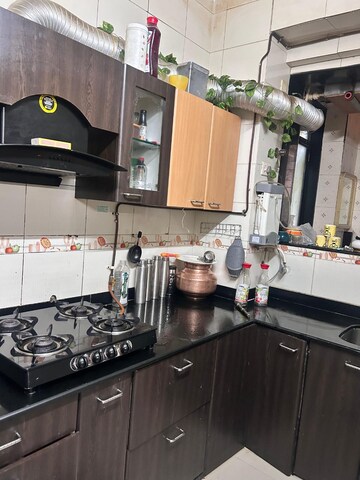 Kitchen in 2 BHK Apartment at Jalvayu Defence Enclave, Kharghar Sector 20 – for Rent