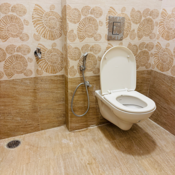 Bathroom in  Office Space at Gachibowli – for Rent