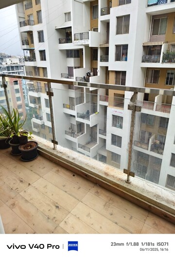 Balcony in 2 BHK Apartment at Shree Signature Park, Wakad – for Rent